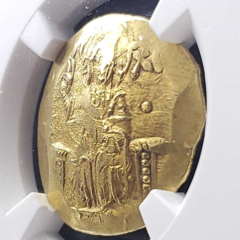 高鑑定!】ビザンチン帝国 ヨハネス3世 ヒュペルピュロン NGC AU 高鑑定!】ビザンチン帝国 ヨハネス3世 ヒュペルピュロン NGC AU