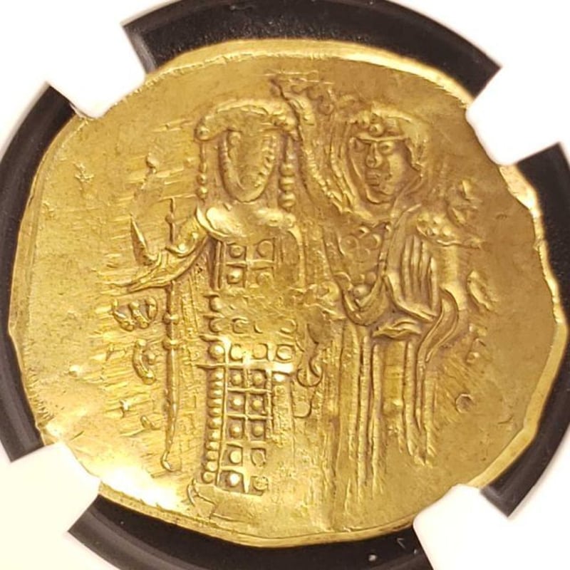 高鑑定!】ビザンチン帝国 ヨハネス3世 ヒュペルピュロン NGC AU 高鑑定!】ビザンチン帝国 ヨハネス3世 ヒュペルピュロン NGC AU