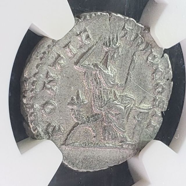 古代ローマ カラカラ帝 デナリウス銀貨 212年 成人像 EF/EF- 人気カラカラ帝のデナリウス!】古代 ローマ帝国 AD 198-217年 AR 銀貨