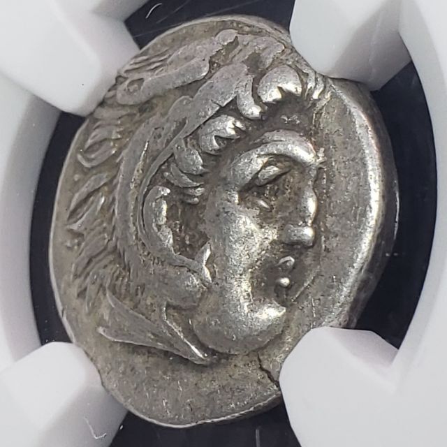 古代ギリシャ　BC336-323　ドラクマ銀貨　アレクサンダー　@177 古代ギリシャ BC336-323 アレキサンダー大王 テトラドラクマ銀貨