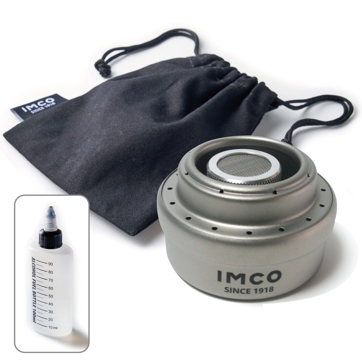 ◆IMCO（イムコ） チタンアルコールストーブ&自動炊飯シリンダーセット 楽天市場】[IMCO( イムコ ) 自動炊飯シリンダー] アルコール