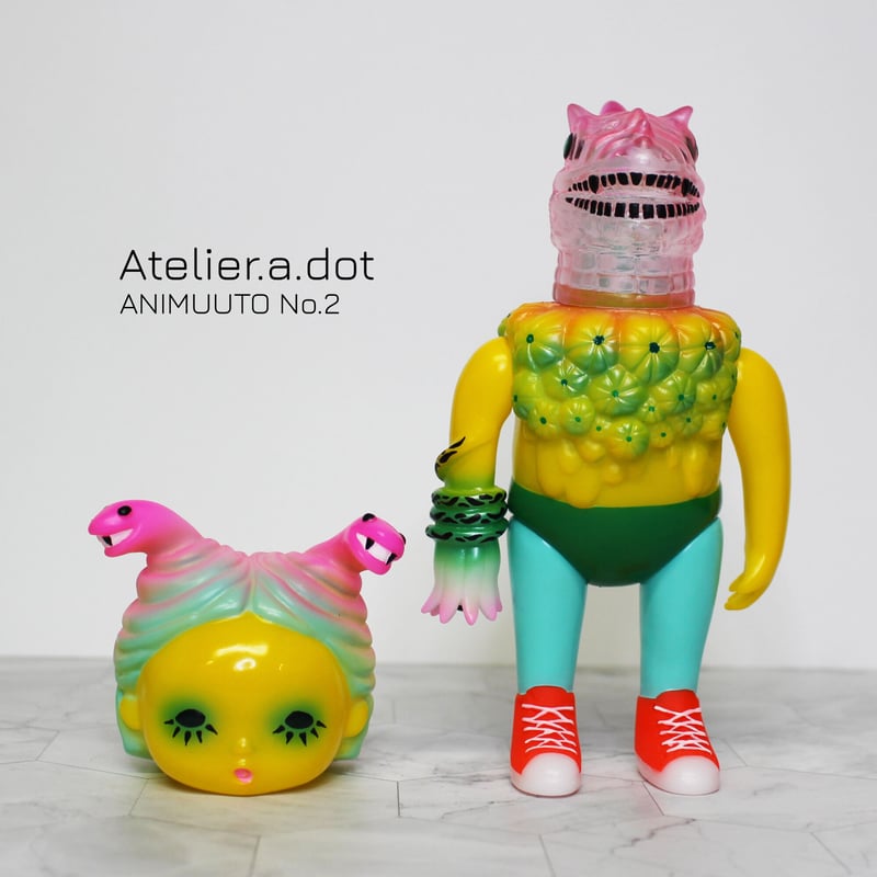 期間限定値下　限定品　アトリエエードット　アニムート（面取れ無、試作カラー） 6/25【Atelier.a.dot】 面取れANIMUUTO No.2 トロピカルver.