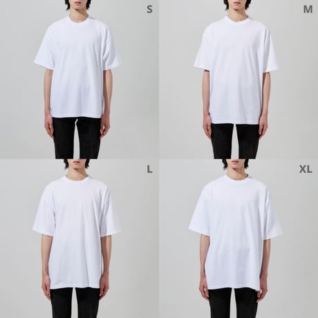 【アトリエ・エードット】オリジナルデザイン プリント 半袖 ビッグシルエット 黒 Tシャツ ニットぽい