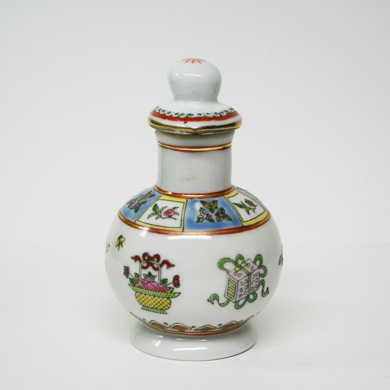 おまけ醤油差し追加【直接取引限定】景徳鎮② 22セット　茶器　食器　中華料理 ◇香港食器◇80年代 デッドストック 景徳鎮 調味料 醤油さし 花柄