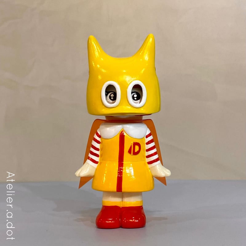 Atelier.a.dot ダー子　猫耳ヘルメット　ソフビ　フィギュア　人形 Atelier.a.dot ダー子猫耳ヘルメットソフビフィギュア人形