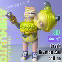 8/20発売 限定各2体【アトリエ・エードット】 面取れ ANIMUUTO No.2 YEL