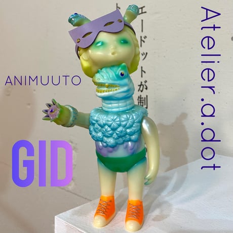 6/25【Atelier.a.dot】 面取れANIMUUTO No.2 蓄光GID レモネードver. Lemonade ver. 限定2体 Exclusive 2pcs