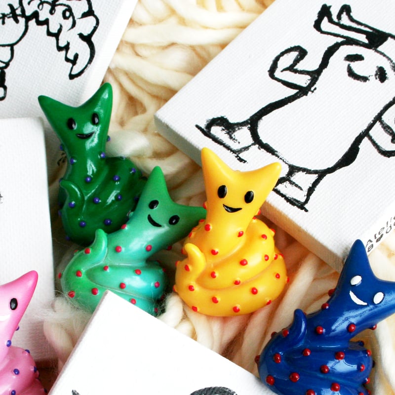 限定【Atelier a dot】オリジナルソフビ SNAKE BOY スネークボーイ