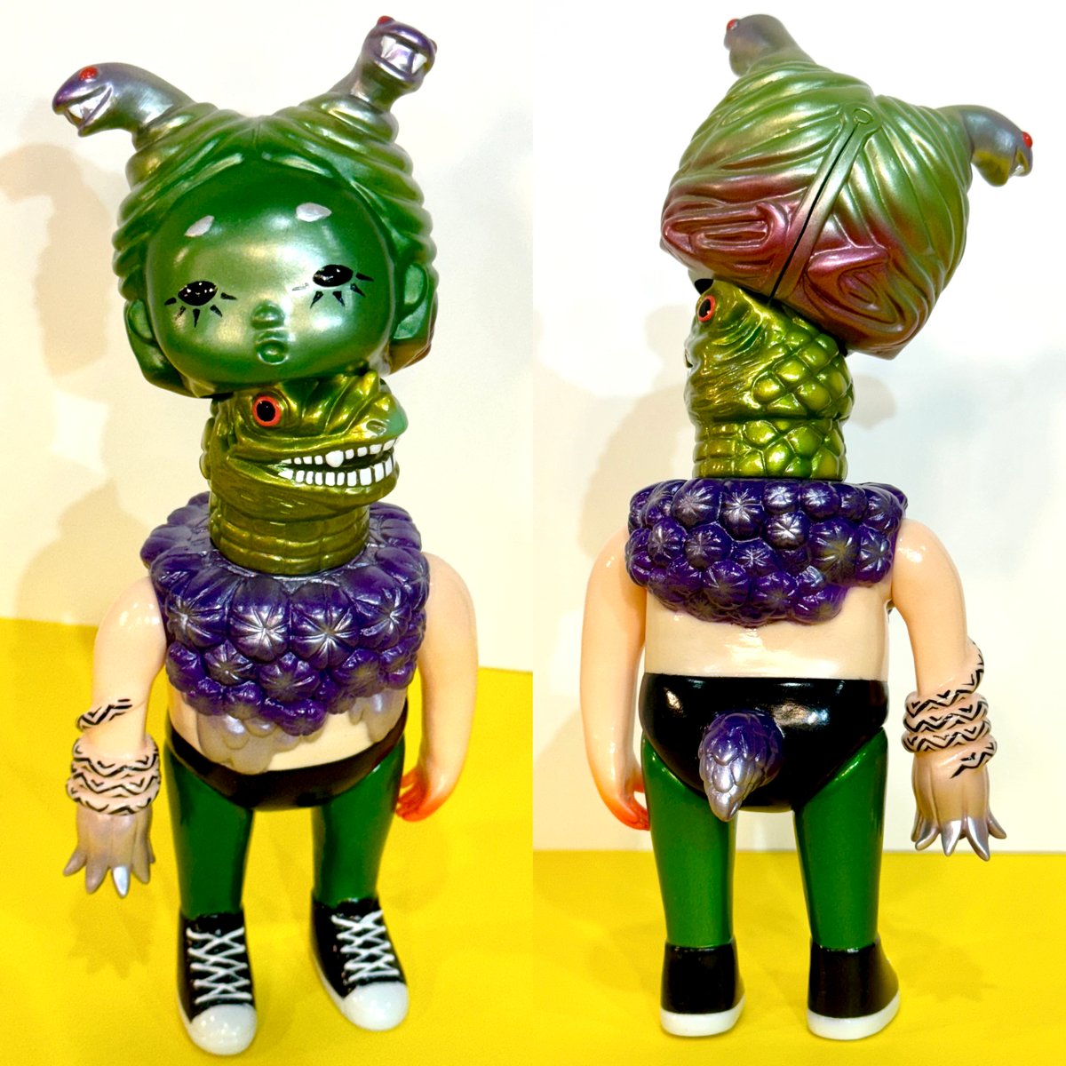 Atelier a dot LLC ANIMUUTO No.2 ソフビ 8/27【Atelier.a.dot】面取れANIMUUTO No.2 Neon Cream