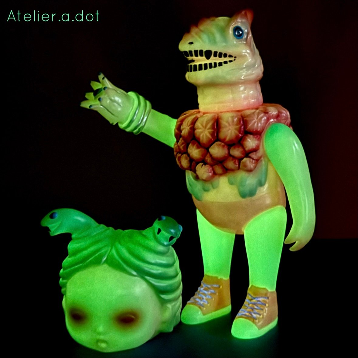 Atelier a dot LLC ANIMUUTO No.2 ソフビ 限定販売,アートソフビ,Atelier.a.dot,アトリエエードット,日本