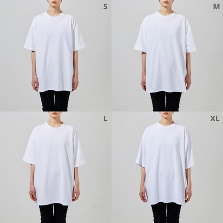 【アトリエ・エードット】オリジナルデザイン プリント 半袖 ビッグシルエット 黒 Tシャツ ニットぽい
