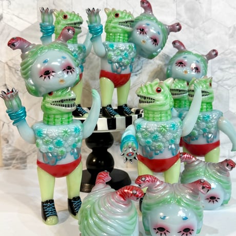 Atelier a dot LLC ANIMUUTO No.2 ソフビ 限定販売,アートソフビ,Atelier.a.dot,アトリエエードット,日本