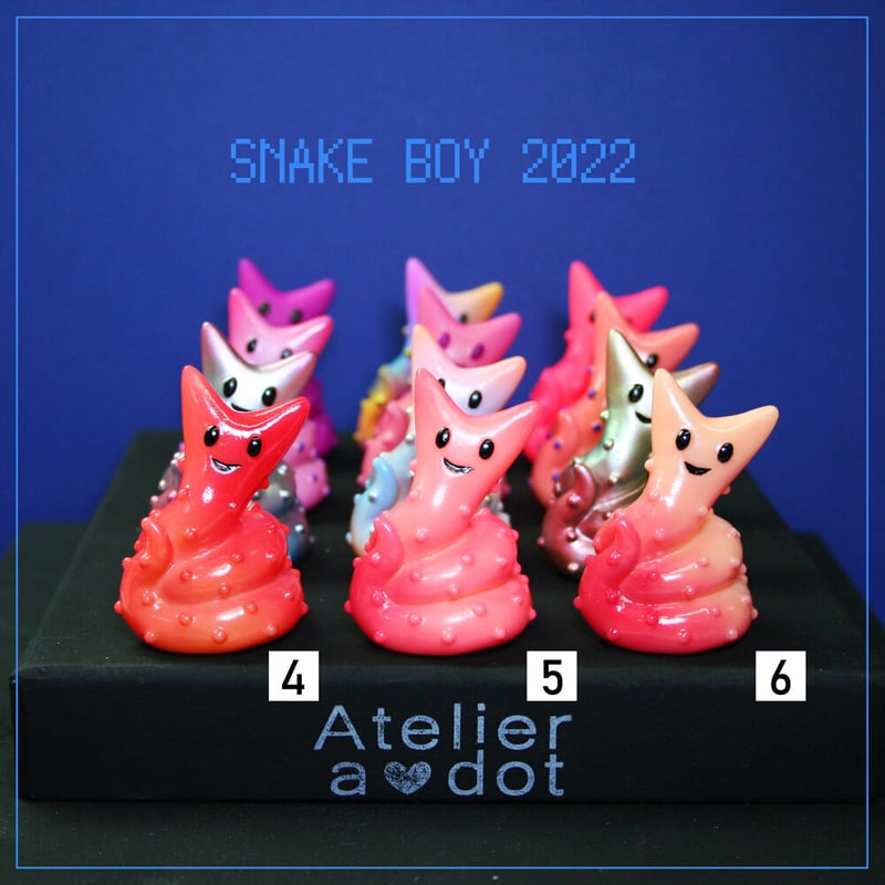 限定【Atelier a dot】オリジナルソフビ SNAKE BOY スネークボーイ