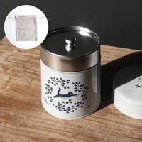 【巾着入りギフト】コーヒーを愉しむ保存缶セット（コーヒー豆（粉）200g×1種）　［ 朝野ペコ × 喫茶路地 ］