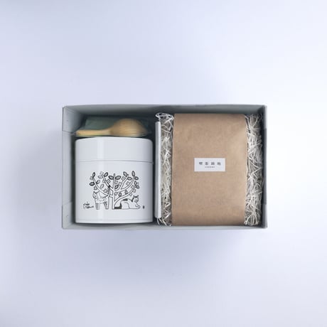 【店頭受取/ギフト】コーヒーをもっと愉しむ保存缶セット(コーヒー豆 100g×2種)