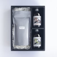 【店頭受取/ギフト】カフェラテベース＆コーヒー豆(粉)100g×1種セット