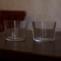 喫茶路地オリジナルグラス　［ 朝野ペコ × 喫茶路地 ］