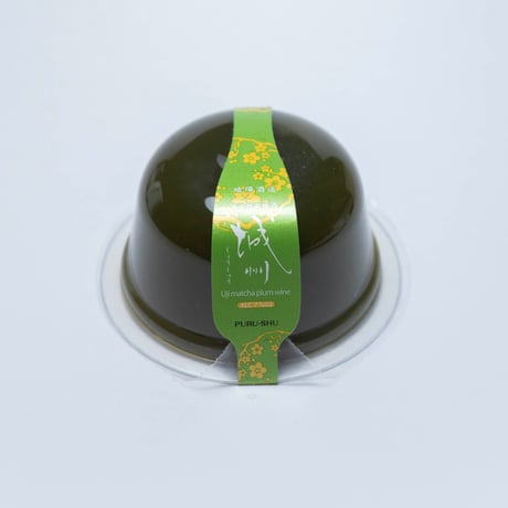 お酒のゼリー：宇治抹茶梅酒 城州 （城陽酒造✕ぷる～酒）