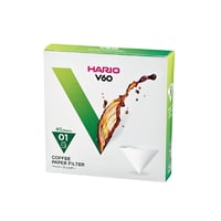 ハリオ V60用ペーパーフィルター01W 40枚 個箱入り