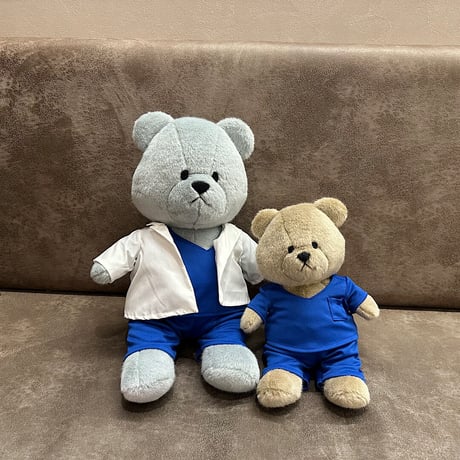 【特別販売】スクラブ　青・赤　Lサイズ　(クマ大)