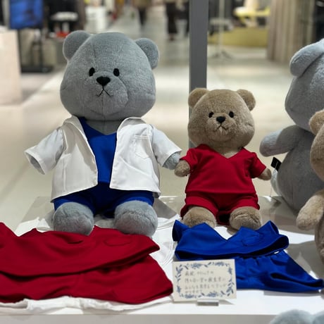 【特別販売】スクラブ　青・赤　Lサイズ　(クマ大)