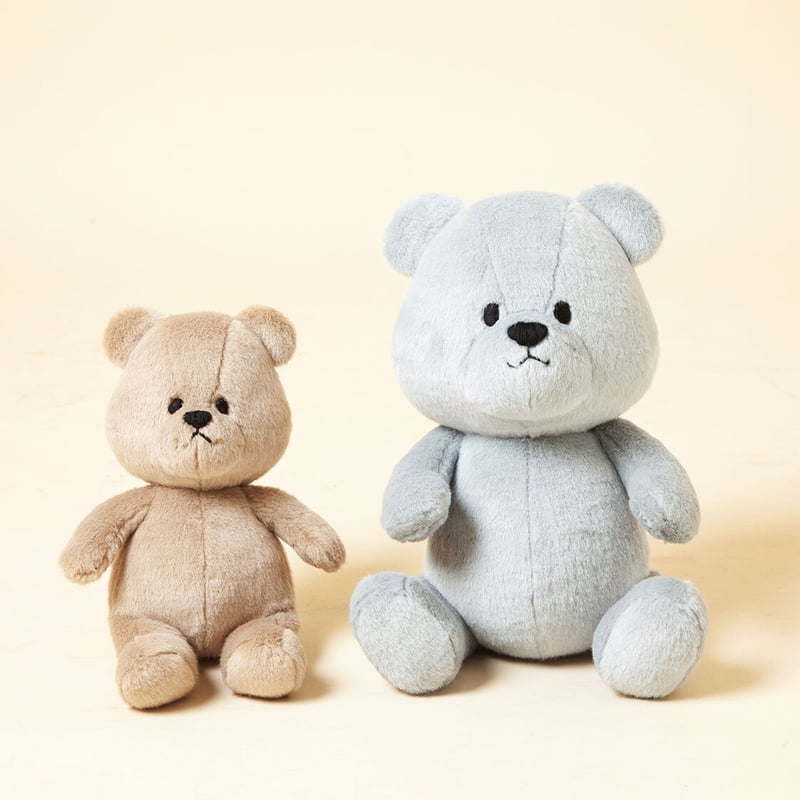 クリーム色のクマ型ぬいぐるみ みんなが幸せになるぬいぐるみ クマ/中 日本製 | みんなが幸せに