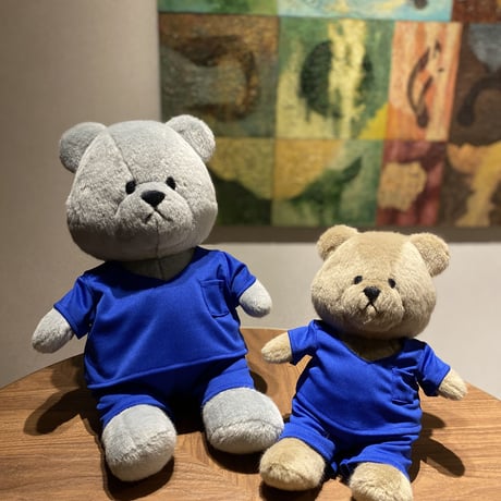 【特別販売】スクラブ　青・赤　Lサイズ　(クマ大)