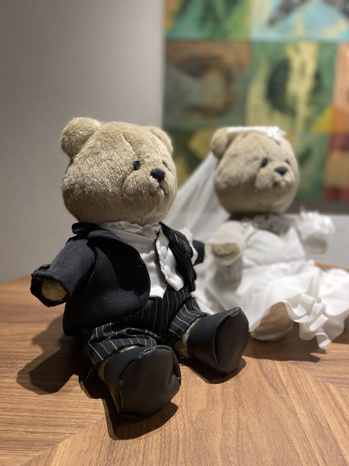 みんなが幸せになるウェディングベア ペアセット | みんなが幸せになる