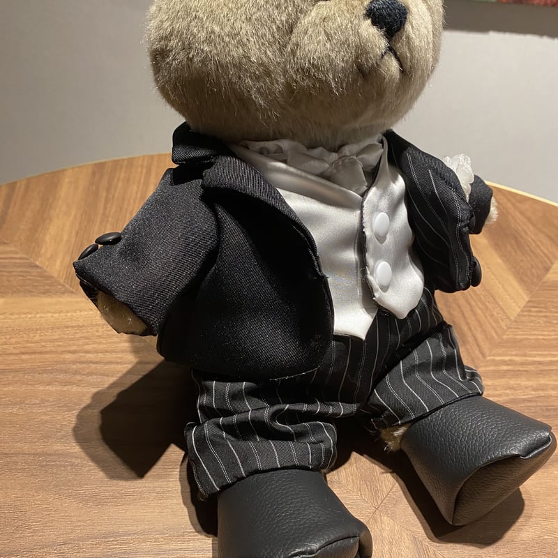 最終価格☆タキシードくま ぬいぐるみ 黒 最終価格☆タキシードくま