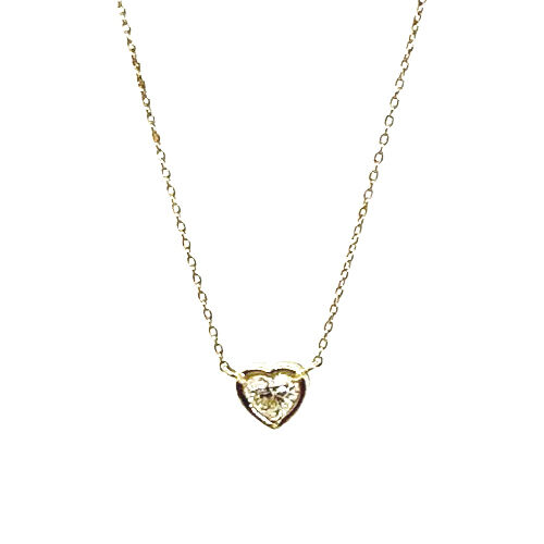 天然ダイヤモンド ネックレス 0.20カラット ゴールド 楽天市場】ダイヤモンド ネックレス K18YG 0.2ct 天然ダイヤ