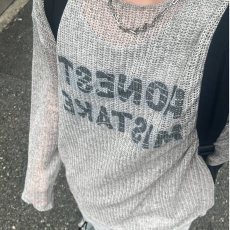 Graphic  Knitted Longsleeve