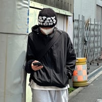 Light Two Way Glossy Windbreaker