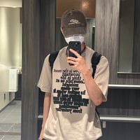 Life Lettering Knit Short Sleeves