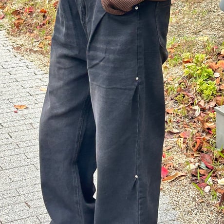 Wide Denim Pants