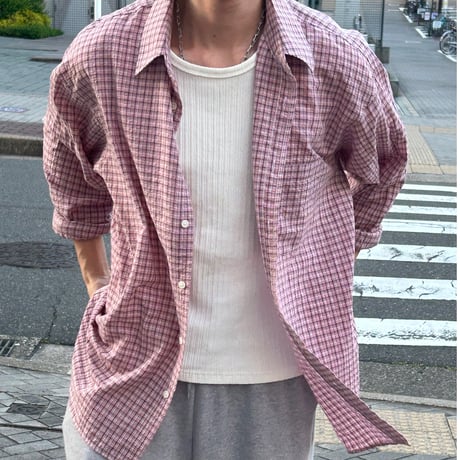 Loose Checkover Shirt