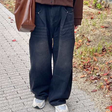 Wide Denim Pants