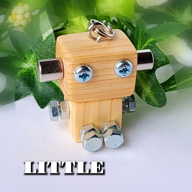 木製ロボット(ヒノピコダボリトル)専用ケース付 | MORIE工房ヒノピコ