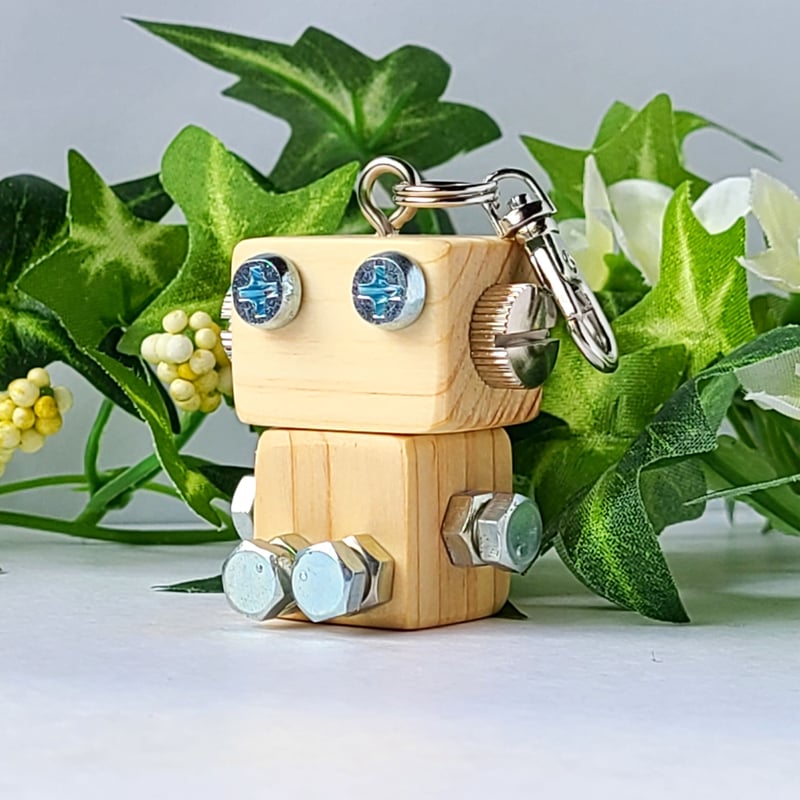 木製ロボット(ヒノピコリトル)専用ケース付 | MORIE工房ヒノピコ