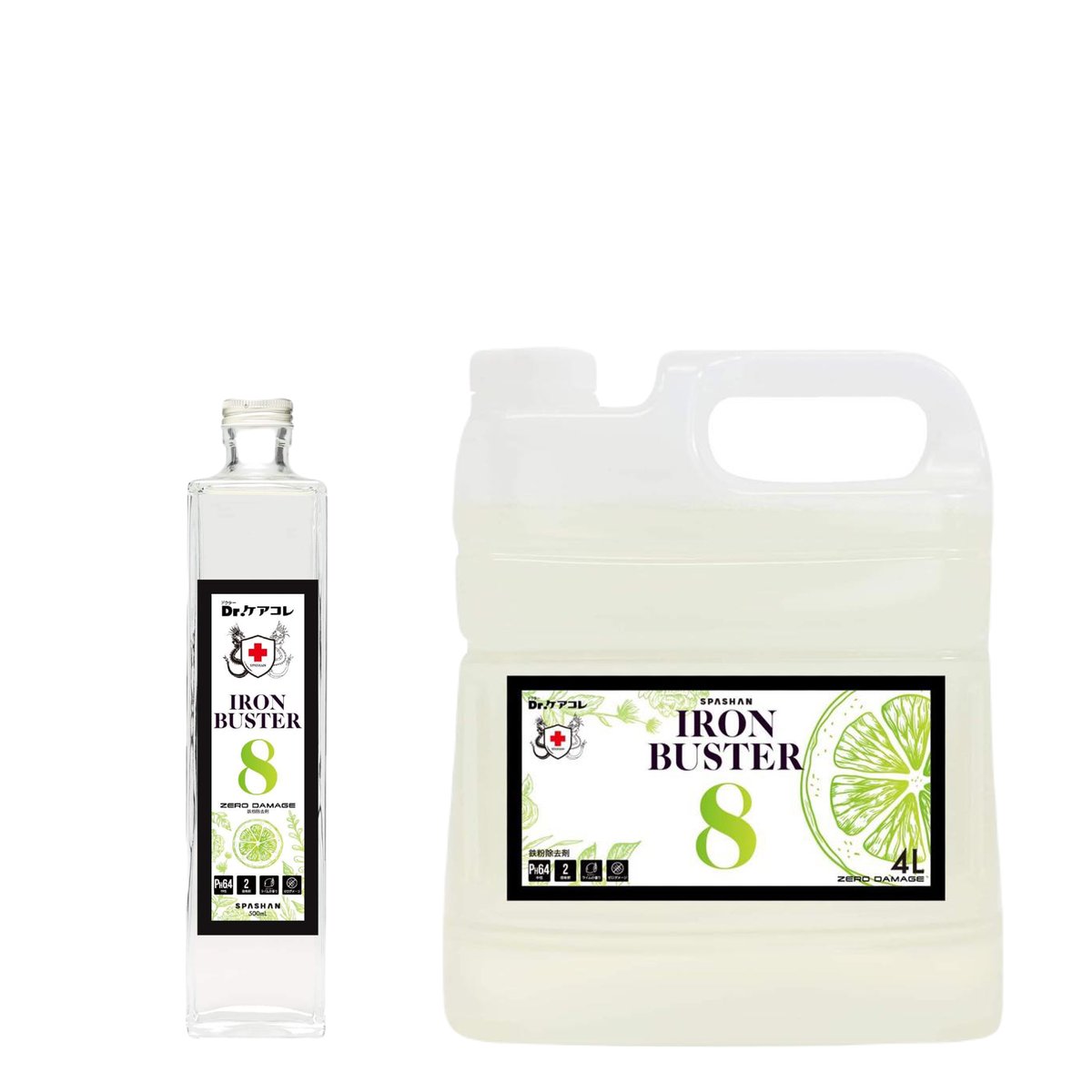 SPASHAN Dr.ケアコレ 鉄粉除去 アイアンバスター8 500ml 4L | Maver