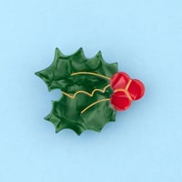 【Coucou Suzette】【ククシュゼット】Christmas holly 柊木  hair clip