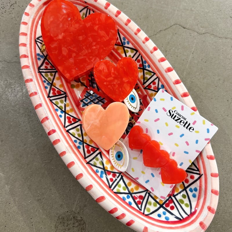 Coucou Suzette】 ククシュゼット ハート red heart hair cl