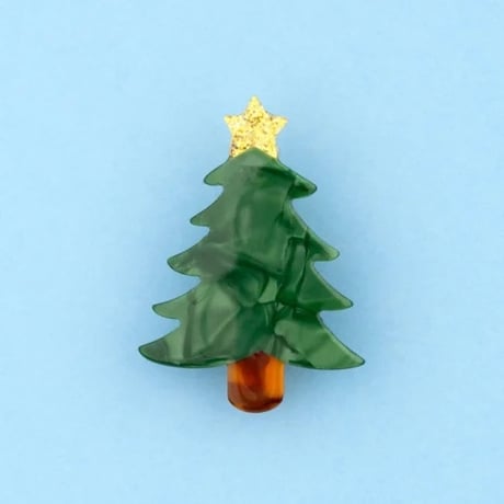 【Coucou Suzette】【ククシュゼット】Christmas tree hair clip