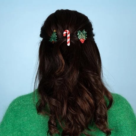 【Coucou Suzette】【ククシュゼット】Christmas holly 柊木  hair clip