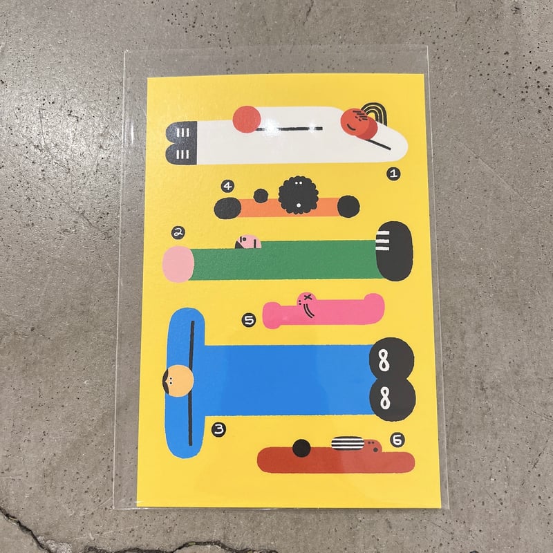 韓国雑貨】韓国人アーティスト ポストカード | oshamar's STORE