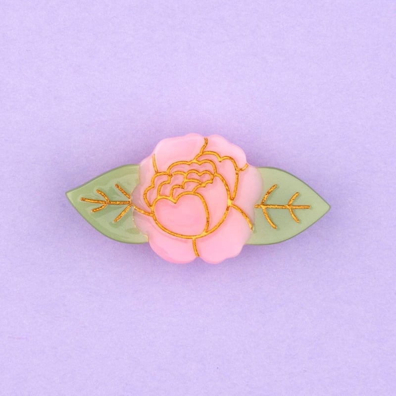 Coucou Suzette ククシュゼット peony ピオニーミニヘアクリップ | os