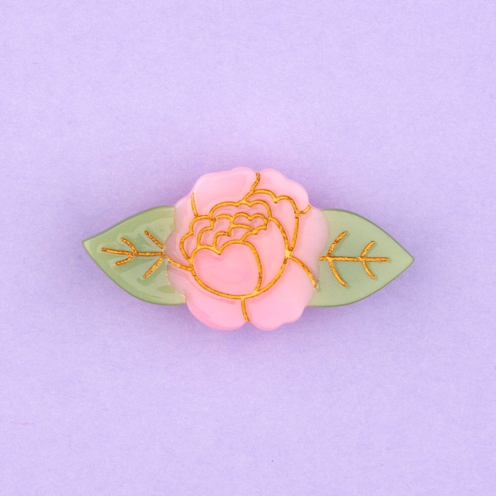 Coucou Suzette ククシュゼット peony ピオニーミニヘアクリップ | os