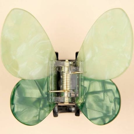 【Coucou Suzette】  ククシュゼット green butterfly 蝶々 hair claw