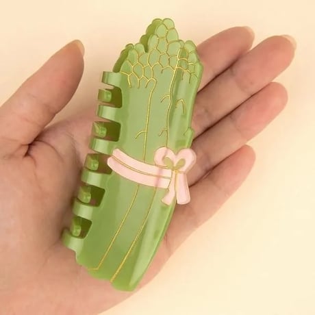 【Coucou Suzette】【ククシュゼット】Asparagus アスパラガス hair claw
