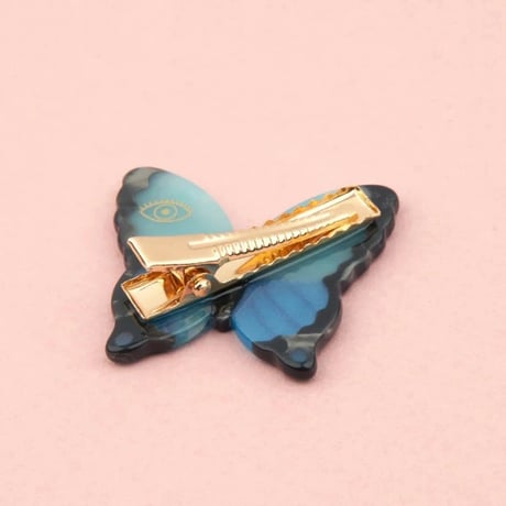 【Coucou Suzette】【 ククシュゼット】blue butterfly ブルー蝶々 Hair Clip