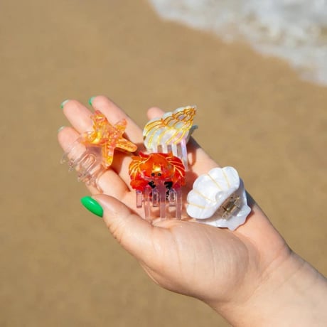 【Coucou Suzette】【ククシュゼット】crab カニ mini hair claw